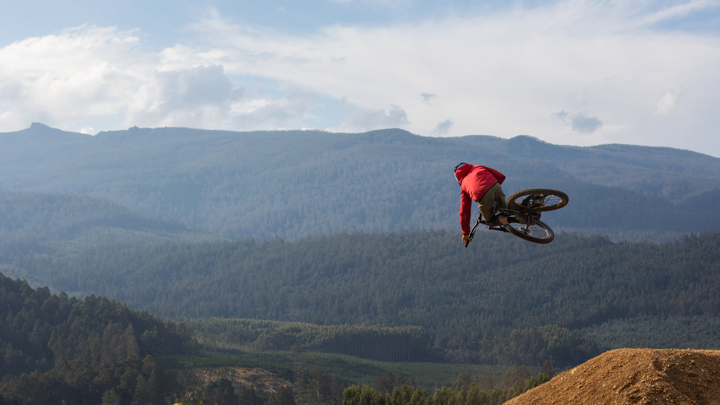 PNW Components Squad Member Mark Matthews Riding in Tasmania